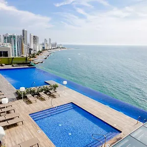 Apartment En Lujoso Edificio H2 Plaza Bocagrande